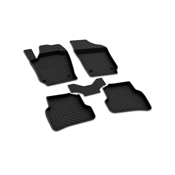 4D Premium Rubber Car Floor Mat for Seat Ibiza 2009 - 2017