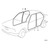 Door Body Seals Weatherstrip Seal Gaskets For Bmw E90 3 Series 320 330 320 2005-2012