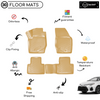3D Molded Interior Beige Car Floor Mat for Toyota Corolla 2018 - Up