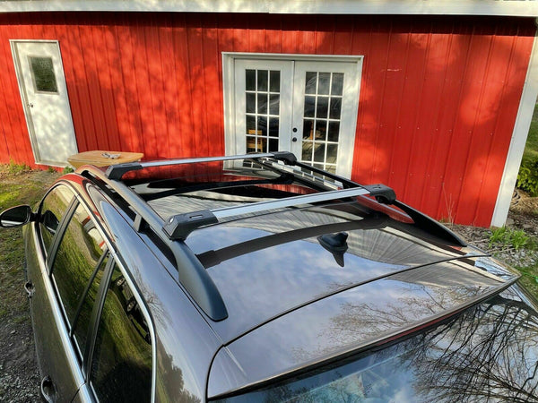 Jeep Liberty KK 2008-2013 Compatible Silver Roof Rack Cross Bars