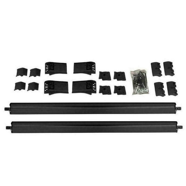 Mercedes M Class W163 1998-2005 Compatible Black Roof Rack Cross Bars