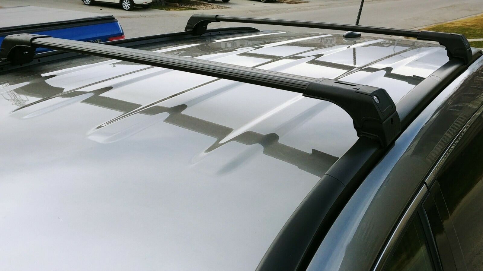 DNA MOTORING Black Aluminum Roof Rack Cross Bars For Lexus RX350/RX450h 2010-2015 – 150lb Capacity