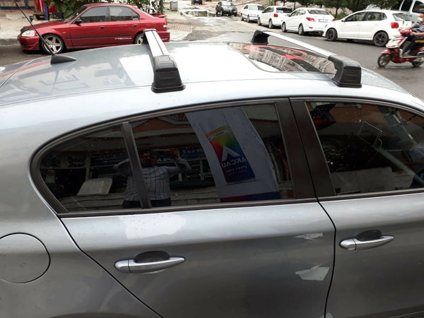 Porsche Cayenne 2003-2010 Compatible Silver Roof Rack Cross Bars