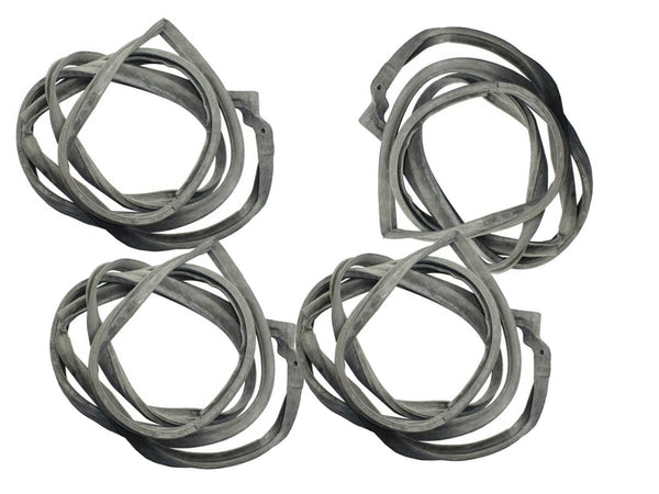 Door Weatherstrip, Scraper, Sunroof Running Channel Rubber Set For Mercedes W108