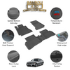Premium 4,5D Car Floor Mat for Mercedes C W205 2014+