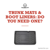 Trunk mats and boot liners guide - Bamboli