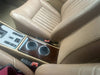 Mercedes W126 SE SEL SEC Compatible Center Console Cup Holder Burl Wood Walnut