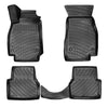 3D Molded Interior Car Floor Mat for AUDI A6 2019-2020(Black)