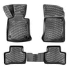 3D Molded Interior Car Floor Mat for Mercedes GLK 2008-2015 (Black)