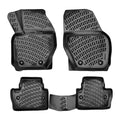 4 Pcs 3D Molded Floor Mats Protector Fit For Volvo S60 2013-2018 (Black)