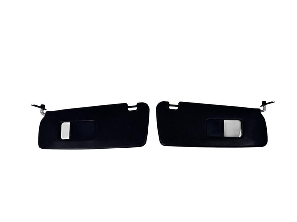 BMW E36 3 Series Sedan 1990–1998 Compatible Black Leatherette Sunvisor Set