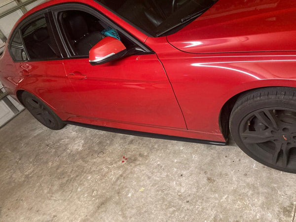 Side skirt sill extension lower side lip for Bmw F30 3 series 2012-2018