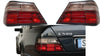 Mercedes W124 1985-1993 300E Compatible Rear Taillight Set R+L US Spec Pink E500 Hella Type