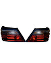 Mercedes W124 1985-1993 300E Compatible Rear Taillight Set R+L US Spec Pink E500 Hella Type