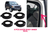 Discovery 3/4 2004-2016 Compatible Velvet Rubber Door Inner Body Seal Weatherstrip