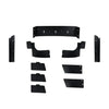 Bmw E36 Sedan Coupe Cabriolet Compatible GTR Type Front+Rear Bumper Lower Skirt Diffuser
