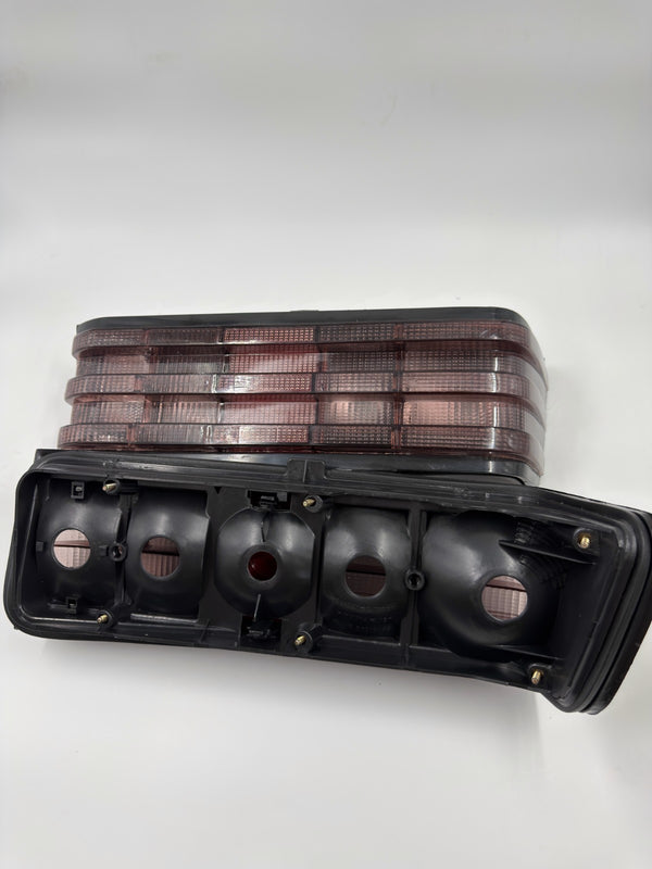 Mercedes W201 1984-1993 Compatible Rear Taillight Set Left and Right Smoke Pink Hella Type