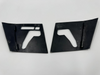 Mercedes R129 LHD Compatible Dark Walnut Switch Panel Trim With Memory L&R 2 Pieces Set