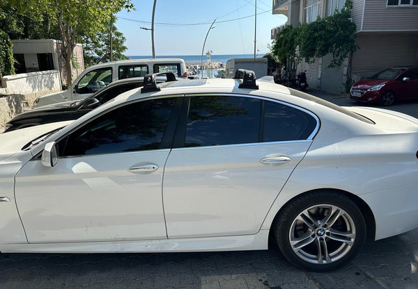 Bmw 3 F30 2012-2018 Compatible Premium Silver Roof Rack Crossbars