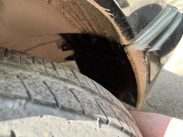 Mercedes W124 Compatible Mudguards On The Front Of The Wheel Near Bumper L &R