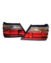 Mercedes W124 1985-1993 300E Compatible Rear Taillight Set R+L US Spec Pink E500 Hella Type