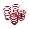 Bmw E60 03-10 Compatible Red Color Sport Lowering Coil Spring Suspension Upgrade Set