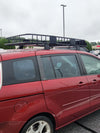 Mazda Mpv 2006-2016 Compatible Silver Roof Rack Cross Bars