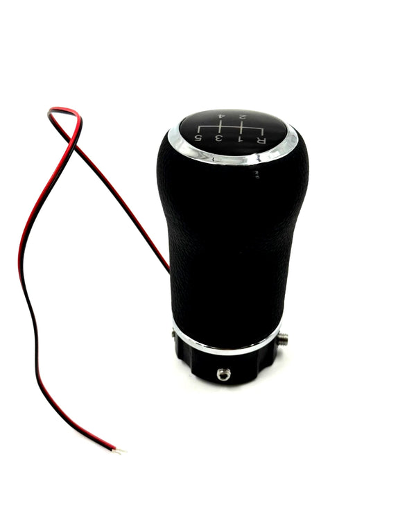 BMW E36 Compatible Manual 5-Speed Illuminated Shift Knob Leather OEM 25117896031