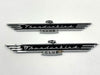 Ford Thunderbird 70's Compatible Decorative Tail Emblem Ornament Badge Black 2pcs