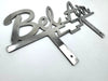 Bel Air Club Classic Metal Hot Rod Window Sign Plaque Laser Cut 8x13"