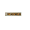 Mercedes C200D Compatible Chrome Emblem Label Nameplate Badge A205 817 70 00