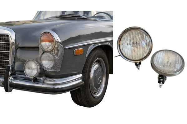 Mercedes W108 W109 W114 W115 W123 Compatible Fog Light Clear
