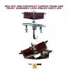 Chevrolet Caprice 1980-1990 Compatible Hood Front and Trunk Burgundy Emble Chevy Set