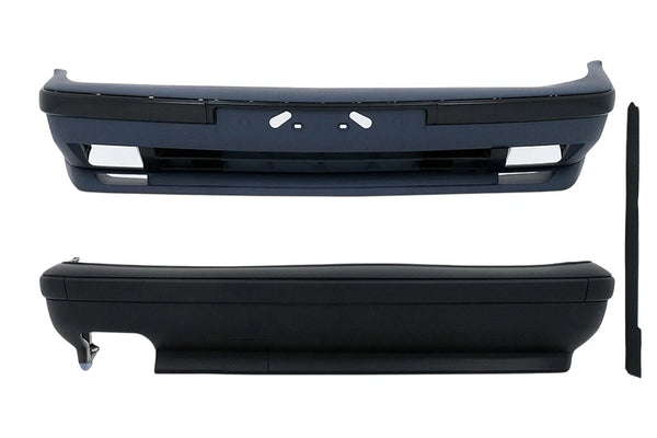 BMW E34 1988-1995 Compatible M-Tech Body Kit Front & Rear Bumpers + Side Skirts