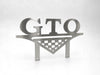 GTO Club Classic Metal Hot Rod Window Sign Plaque Laser Cut 8x12"
