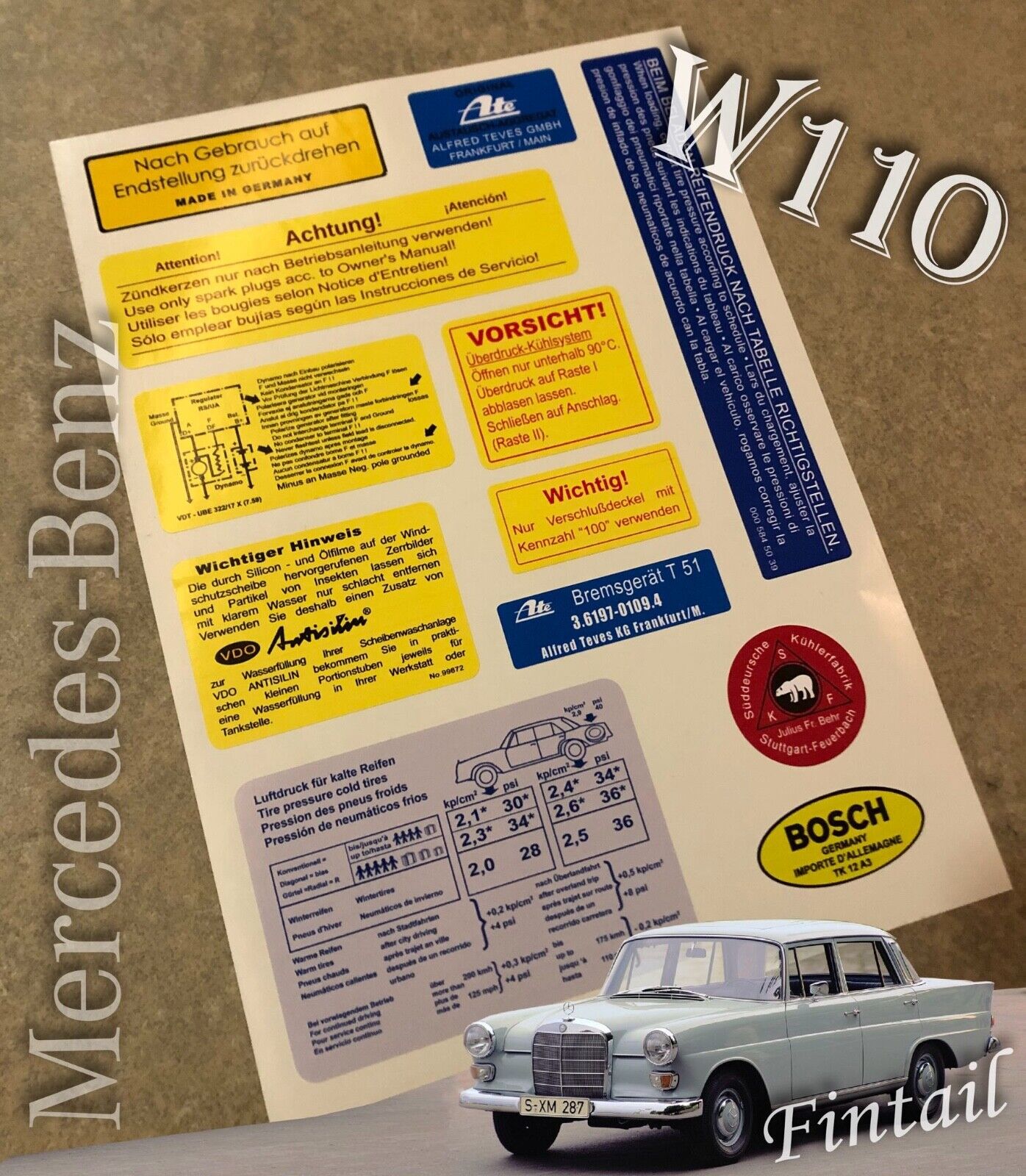 Decal Set Stickers All Models Best Quality – Bamboli LTD