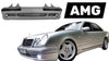 Mercedes W210 E Class 1995-2003 Compatible Front AMG Bumper Set with Fog Lights