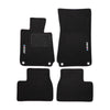 BMW E30 Sedan 1982-1991 Compatible Black Carpet Floor Mat Set with Heel Pad