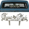 Texas Made Car Club Classic Metal Hot Rod Window Sign 8x15 in