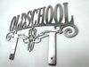 Oldschool Club Classic Metal Hot Rod Window Sign Plaque Laser Cut 8x12"