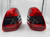 Mercedes W202 1993-2000 Compatible Tail Light Set Dark Red 2028202266