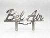 Bel Air Club Classic Metal Hot Rod Window Sign Plaque Laser Cut 8x13"
