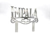 Impala Car Club Classic Metal Hot Rod Window Sign Plaque Laser Cut 7x9"