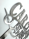 Car Club Classic Metal Hot Rod Window Sign Plaque Laser Cut 8x13"