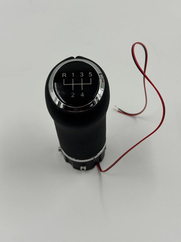 BMW E36 Compatible Manual 5-Speed Illuminated Shift Knob Leather OEM 25117896031