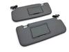 Hyundai Accent Blue 2012-2018 Compatible Sun Visor Set Gray