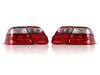 Mercedes W210 00-02 Compatible NEW ! Rear Tail Light Taillight Rear Lamp Red Clear 4pcs