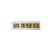 Mercedes A190 Compatible Chrome Emblem Label Nameplate Badge A168 817 04 15