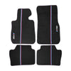 BMW F30 3 Series 2012-2018 Compatible Black Carpet Floor Mat Set