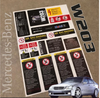 Mercedes-Benz W203 C Class Compatible Decal Set Stickers All Models Best Quality